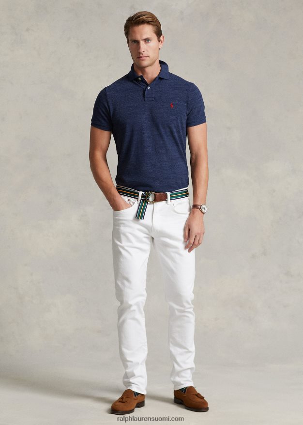 Ralph Lauren miehet slim fit mesh poolopaita 0Z24ZR8 klassinen kuninkaallinen kanerva