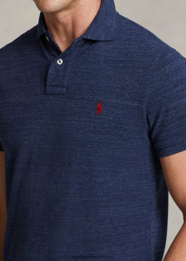 Ralph Lauren miehet slim fit mesh poolopaita 0Z24ZR8 klassinen kuninkaallinen kanerva
