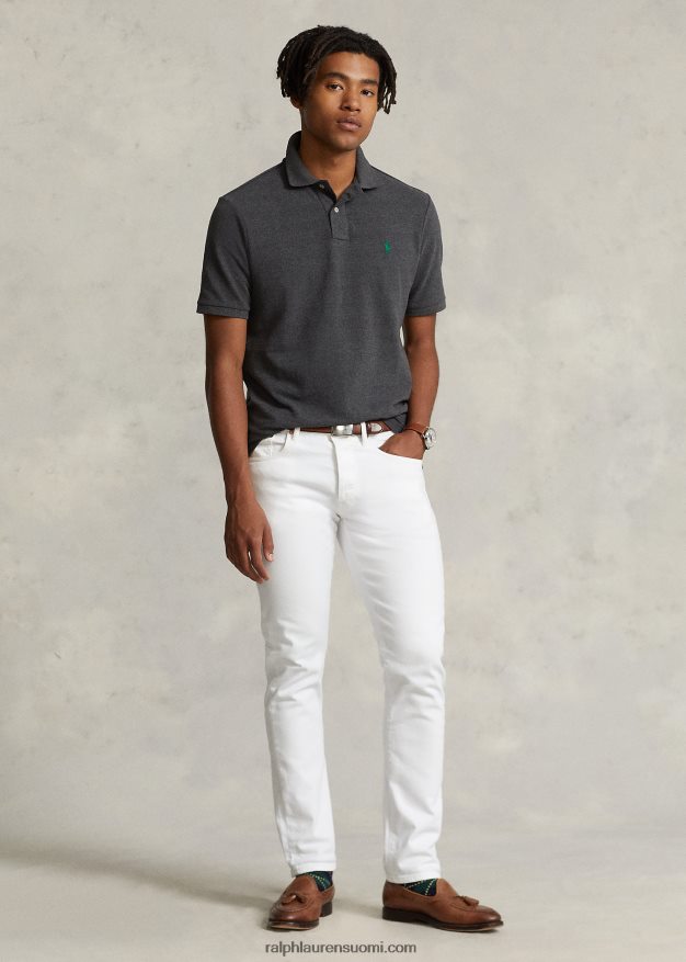 Ralph Lauren miehet slim fit mesh uusi poolopaita 0Z24ZR30 barclay kanerva/vihreä