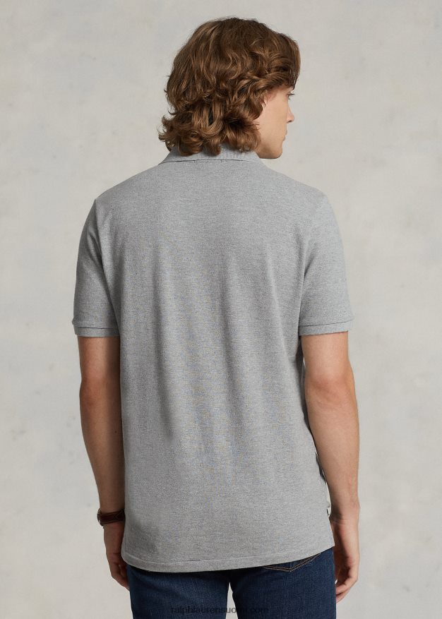 Ralph Lauren miehet slim fit mesh uusi poolopaita 0Z24ZR32 ja yli kanerva/laivasto