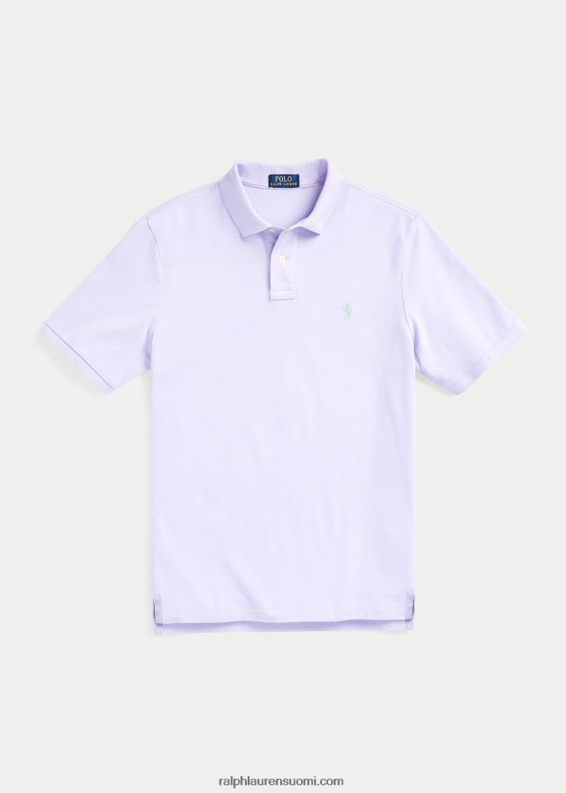 Ralph Lauren miehet slim fit mesh uusi poolopaita 0Z24ZR33 kukka violetti