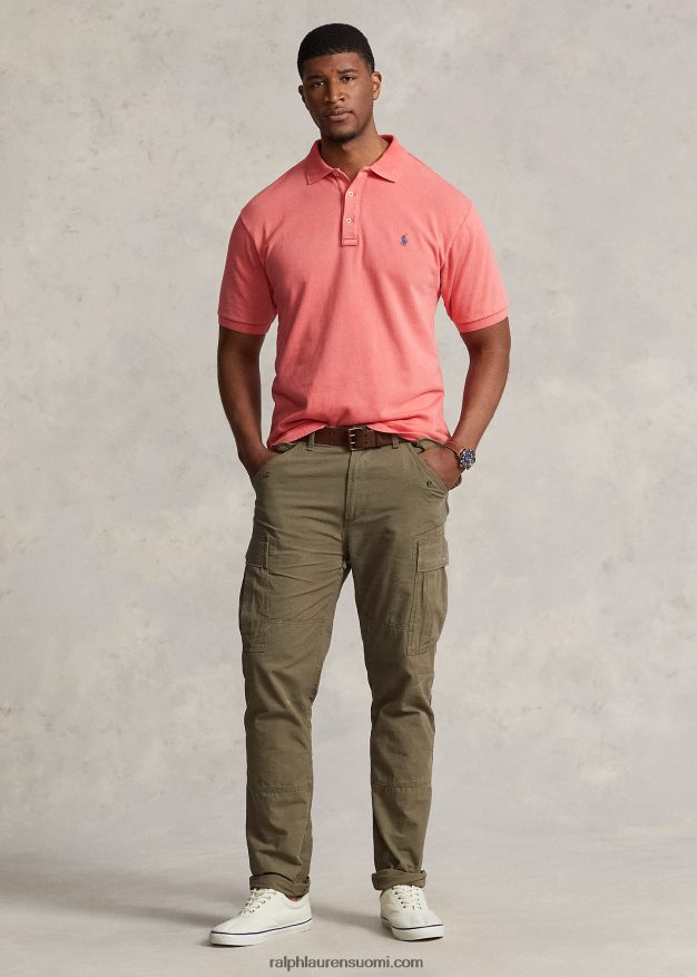 Ralph Lauren miehet spa frotee poolopaita 0Z24ZR1471 punainen riutta