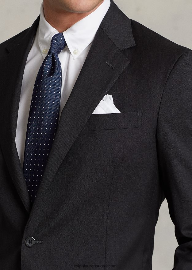 Ralph Lauren miehet poolovillainen twill-puku 0Z24ZR933 puuhiili