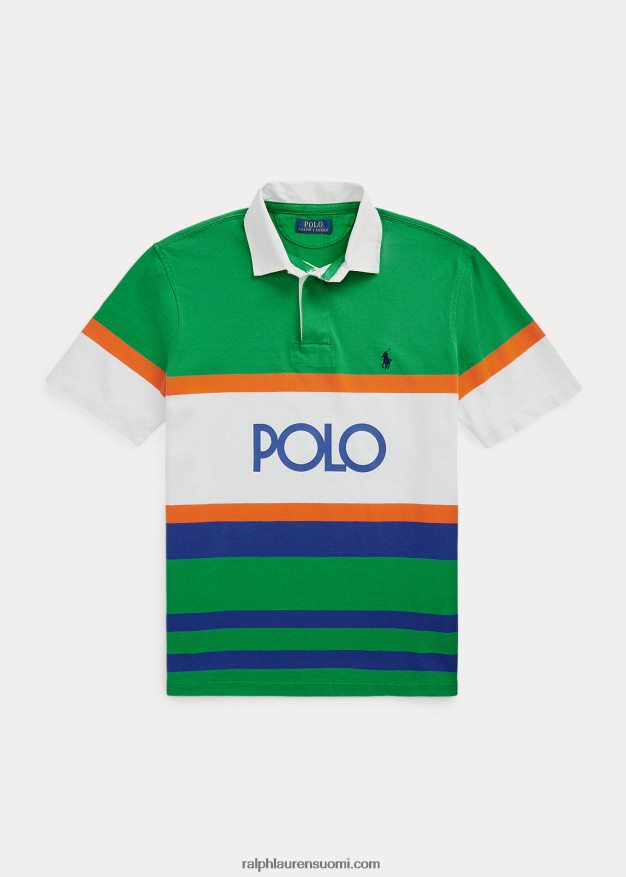 Ralph Lauren miehet Klassisen istuvuuden logoinen rugbypaita 0Z24ZR856 varsi moni
