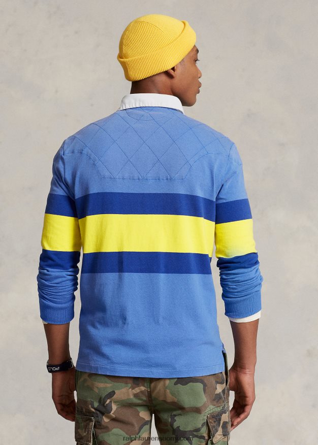 Ralph Lauren miehet klassinen istuvuus raidallinen rugbypaita 0Z24ZR638 maidstone sininen multi