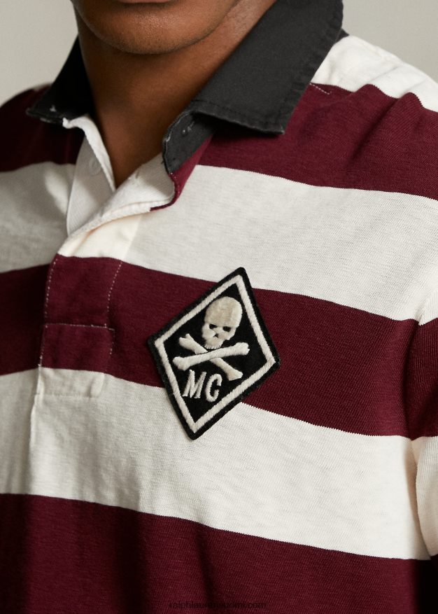 Ralph Lauren miehet morehouse-kokoelman rugbypaita 0Z24ZR1314