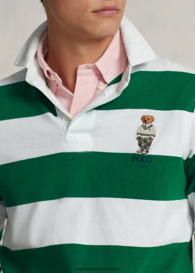 Ralph Lauren miehet mukautettu slim fit polo bear rugbypaita 0Z24ZR150