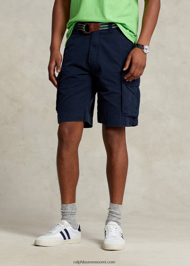 Ralph Lauren miehet 10,5 tuuman classic fit twill cargo short 0Z24ZR255 lentäjän laivasto