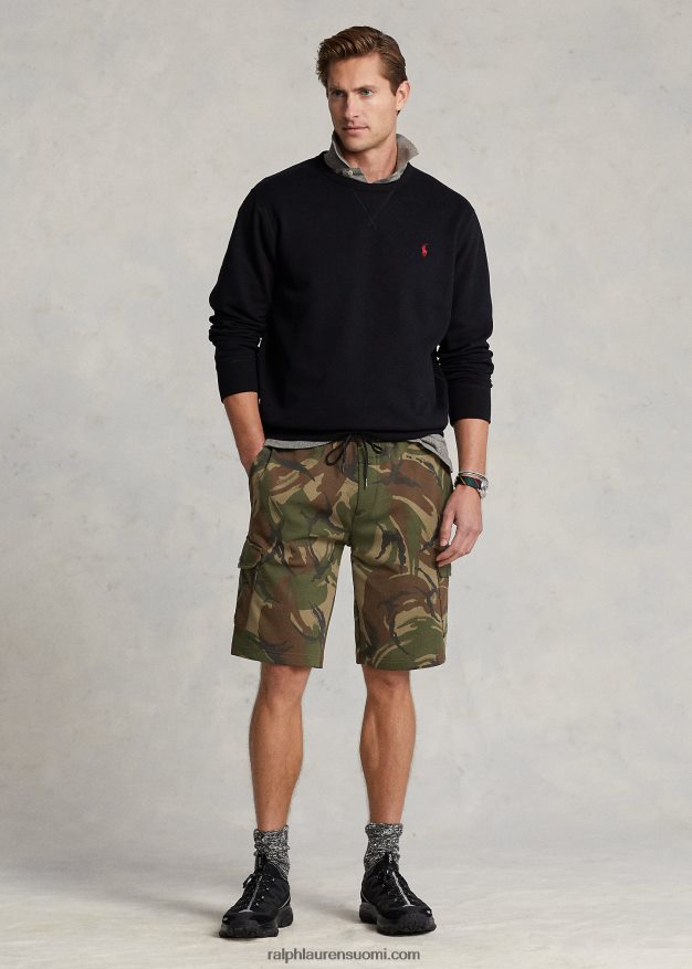 Ralph Lauren miehet 10 tuuman kaksoisneulottu tavarashortsi 0Z24ZR8652 brittiläinen elmwood camo