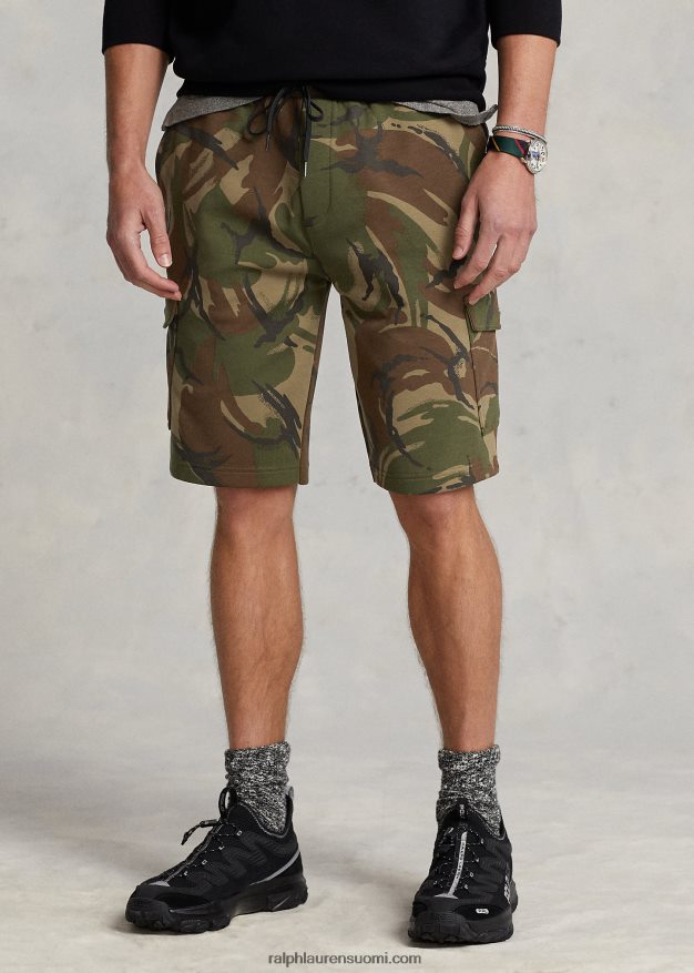Ralph Lauren miehet 10 tuuman kaksoisneulottu tavarashortsi 0Z24ZR8652 brittiläinen elmwood camo