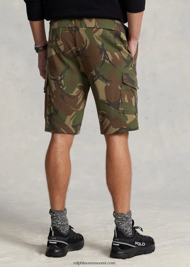 Ralph Lauren miehet 10 tuuman kaksoisneulottu tavarashortsi 0Z24ZR8652 brittiläinen elmwood camo