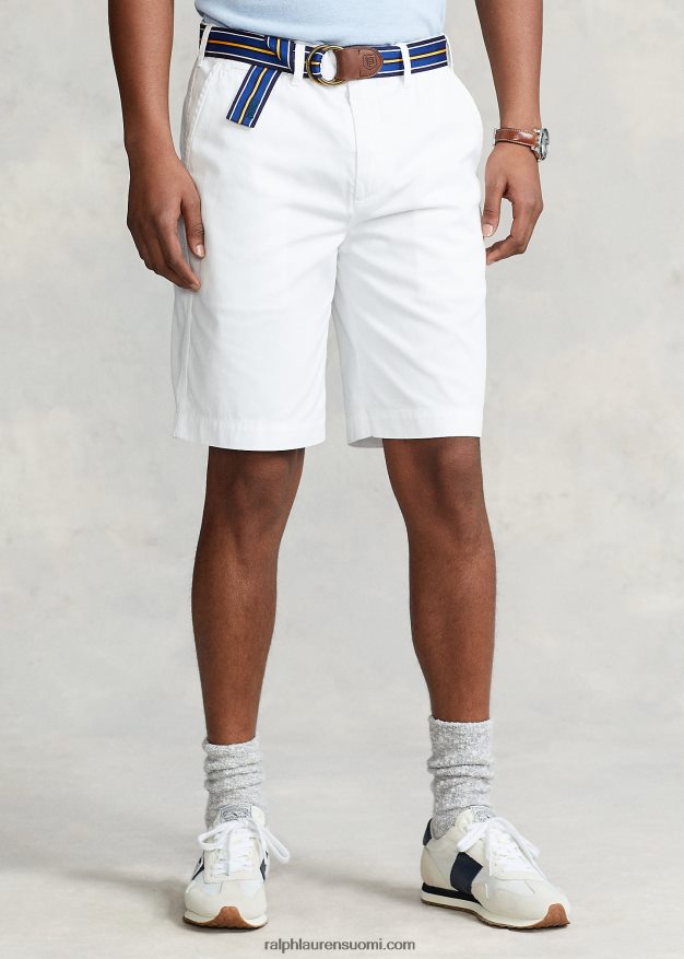 Ralph Lauren miehet 10 tuuman rento chino-shortsi 0Z24ZR287 valkoinen