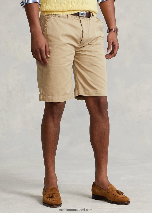 Ralph Lauren miehet 10 tuuman rento chino-shortsi 0Z24ZR289 kahvilanrusketus