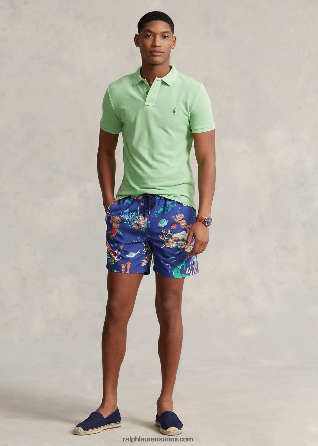 Ralph Lauren miehet 5,75 tuuman Traveler Poolo Bear uimahousu 0Z24ZR562 liigat alla