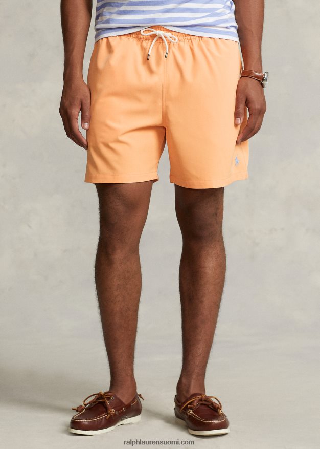 Ralph Lauren miehet 5,75 tuuman klassinen Traveler-uimahousu 0Z24ZR298 reilu oranssi