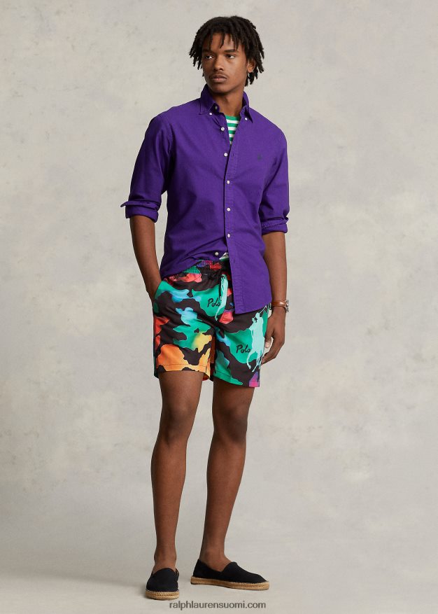 Ralph Lauren miehet 5,75 tuuman klassinen Traveler-uimahousu 0Z24ZR664 infrapunasoittimen camo