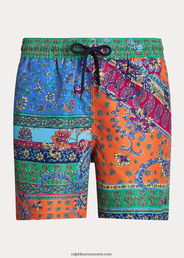 Ralph Lauren miehet 5,75 tuuman klassinen Traveler-uimahousu 0Z24ZR699 provencelainen medaljonki