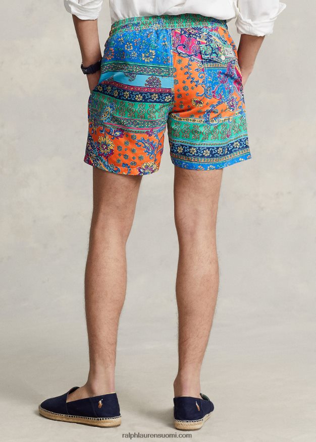 Ralph Lauren miehet 5,75 tuuman klassinen Traveler-uimahousu 0Z24ZR699 provencelainen medaljonki