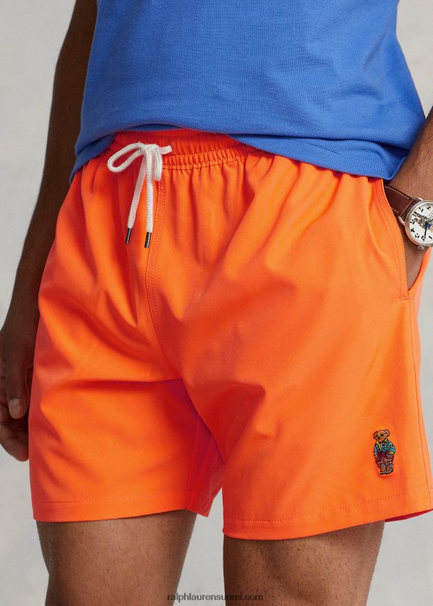 Ralph Lauren miehet 5,75 tuuman klassinen Traveler-uimahousu 0Z24ZR949 blaze kilpa-oranssi