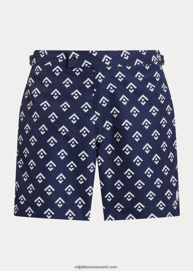 Ralph Lauren miehet 5,75 tuuman monacon uimahousu 0Z24ZR8631 lexington deco