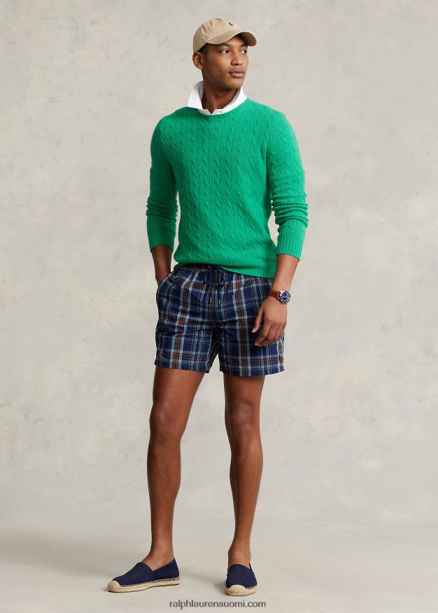 Ralph Lauren miehet 5,75 tuuman uimahousu 0Z24ZR1171 indigo/punainen multi