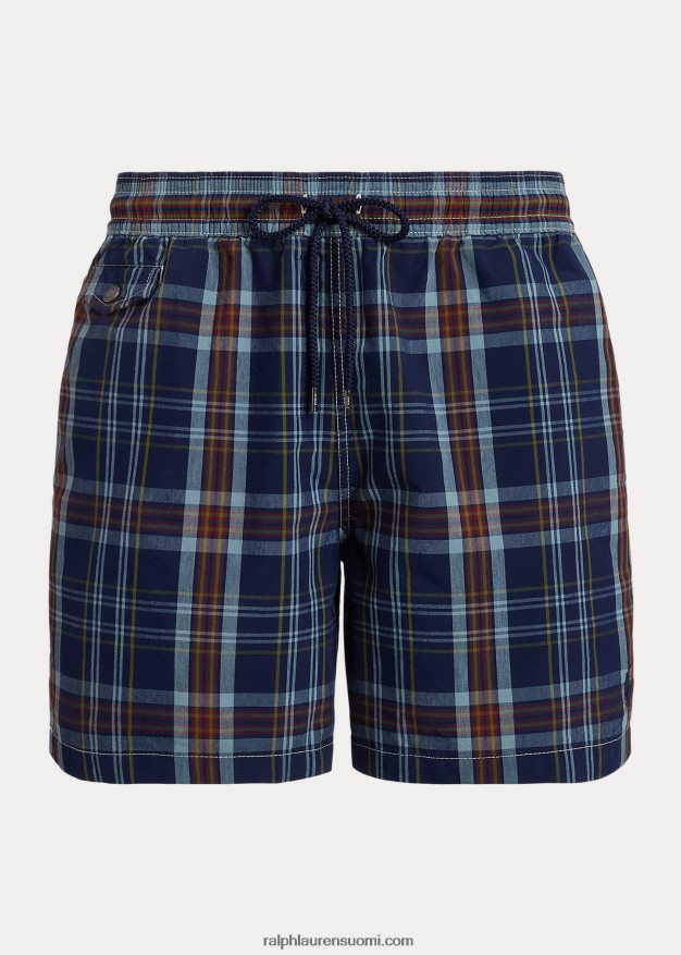 Ralph Lauren miehet 5,75 tuuman uimahousu 0Z24ZR1171 indigo/punainen multi