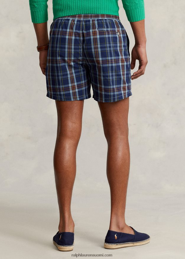 Ralph Lauren miehet 5,75 tuuman uimahousu 0Z24ZR1171 indigo/punainen multi