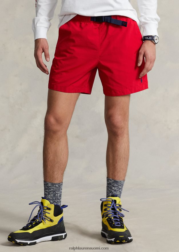 Ralph Lauren miehet 6 tuuman klassisen istuvuuden vedenpitävä shortsi 0Z24ZR8439 Rl 2000 punainen