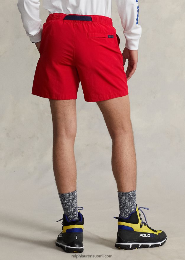 Ralph Lauren miehet 6 tuuman klassisen istuvuuden vedenpitävä shortsi 0Z24ZR8439 Rl 2000 punainen