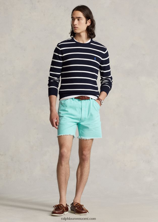 Ralph Lauren miehet 6 tuuman rento kangasshortsi 0Z24ZR8470 loma sininen