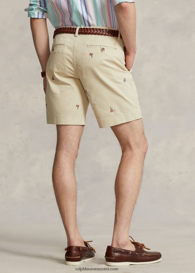Ralph Lauren miehet 8 tuuman joustava, suora istuva chino short 0Z24ZR1061 talikerma merivoimilla