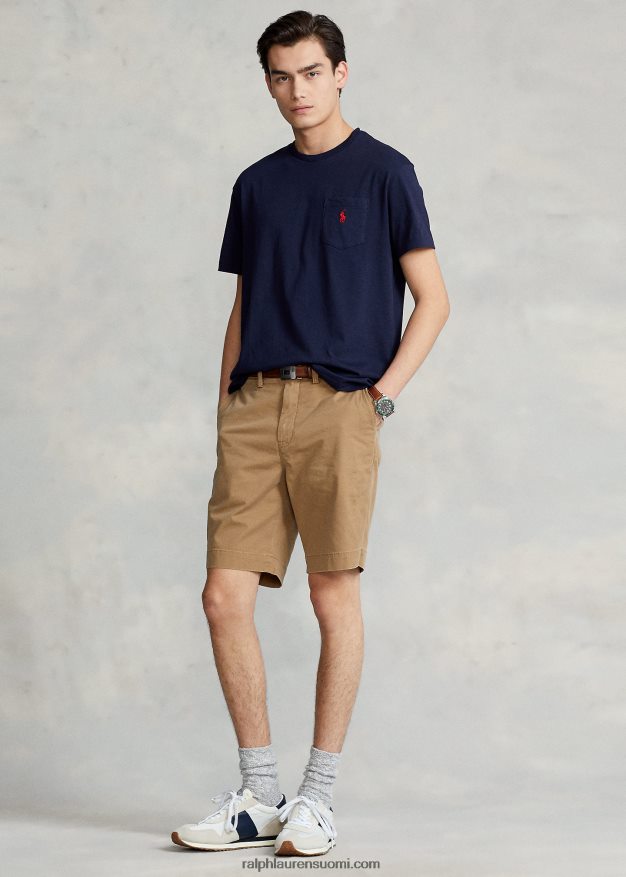Ralph Lauren miehet 9 tuuman joustava klassinen chino-shortsi 0Z24ZR257 sandsurf