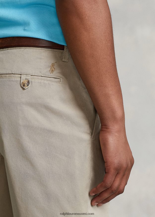 Ralph Lauren miehet 9 tuuman joustava klassinen chino-shortsi 0Z24ZR8533 khaki rusketus