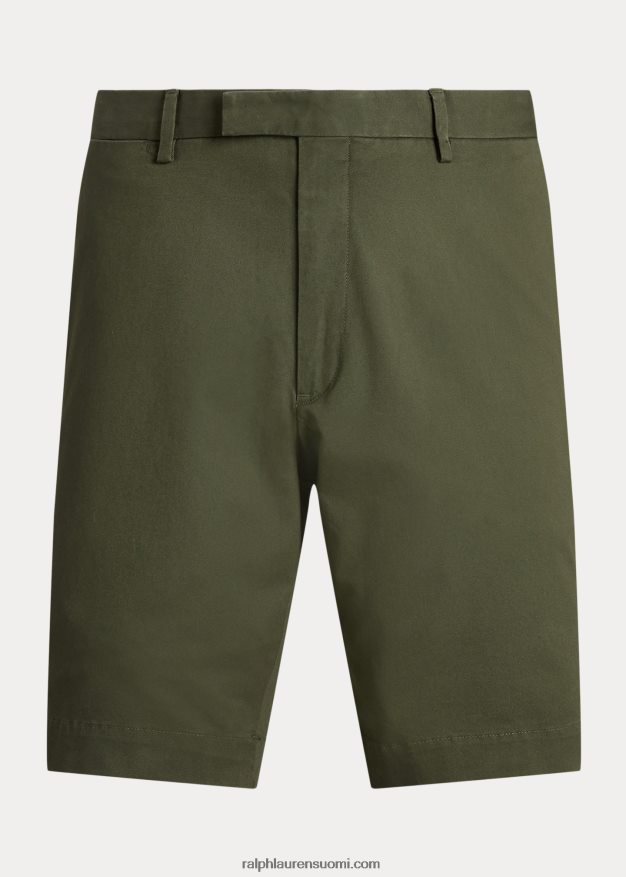 Ralph Lauren miehet 9 tuuman joustava slim fit chino short 0Z24ZR537 fossiilinen vihreä
