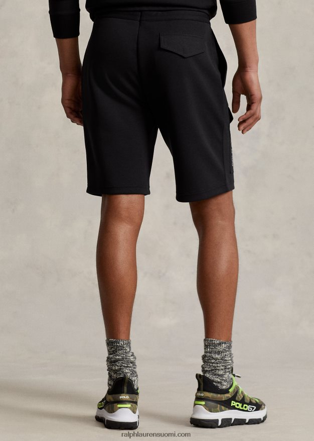 Ralph Lauren miehet 9 tuuman vettä hylkivä lasti lyhyt 0Z24ZR8460 musta