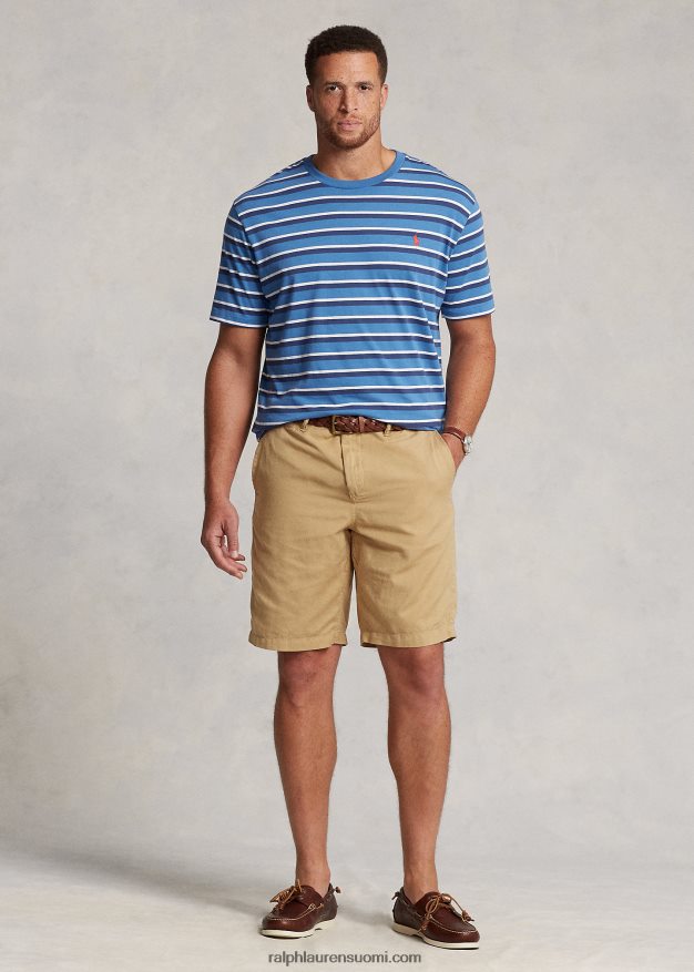Ralph Lauren miehet Classic fit pellava-puuvilla lyhyt 0Z24ZR1924 kahvilanrusketus