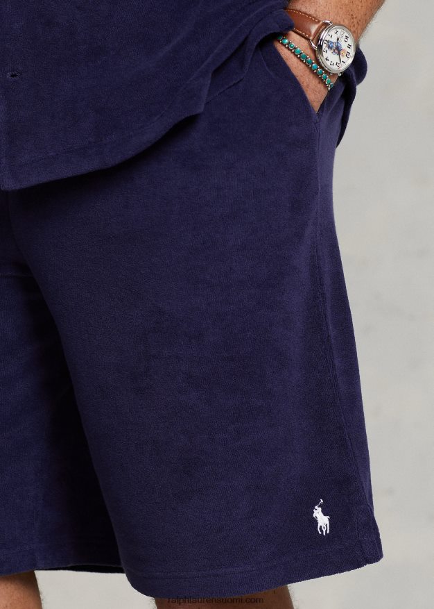 Ralph Lauren miehet frotee lyhyt kiristysnyöri 0Z24ZR1662 newportin laivasto