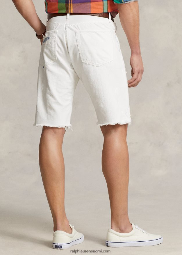 Ralph Lauren miehet hampton distressed cutoff denim short 0Z24ZR1388 williston pesu
