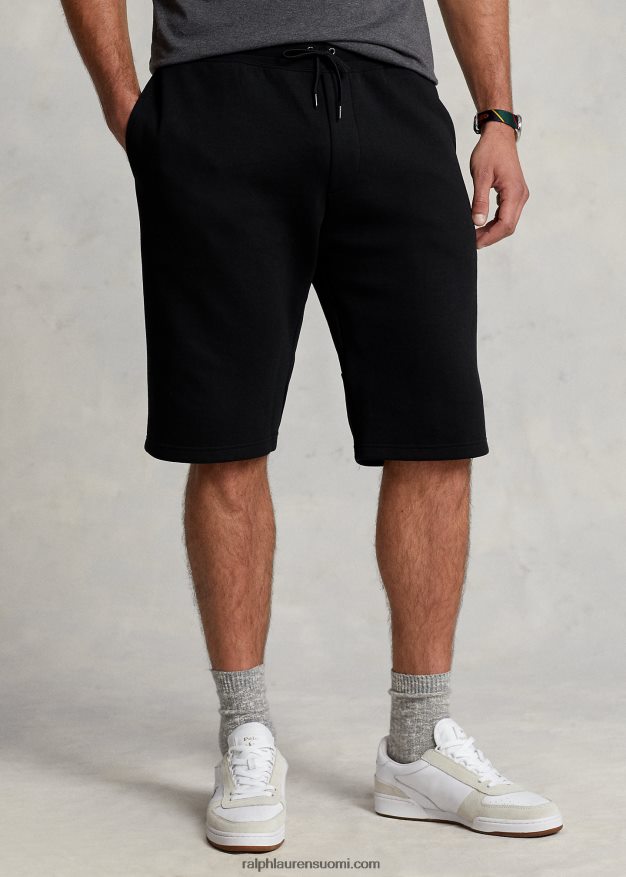 Ralph Lauren miehet kaksoisneulottu lyhyt 0Z24ZR1542 musta