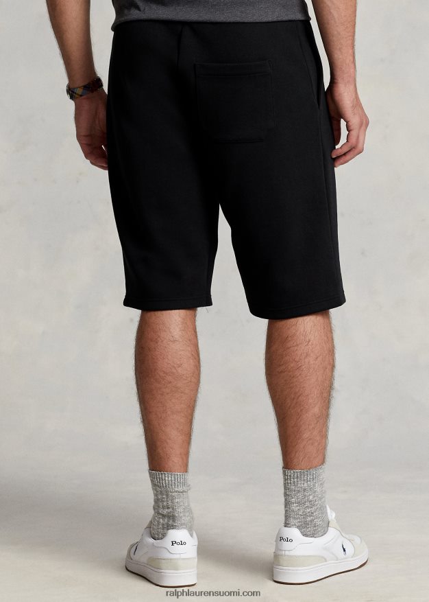 Ralph Lauren miehet kaksoisneulottu lyhyt 0Z24ZR1542 musta