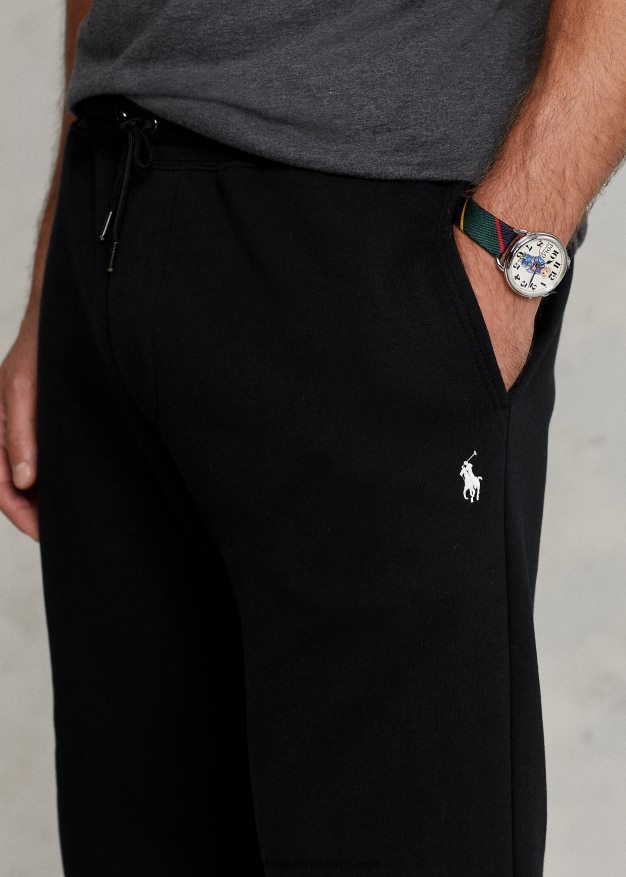 Ralph Lauren miehet kaksoisneulottu lyhyt 0Z24ZR1542 musta