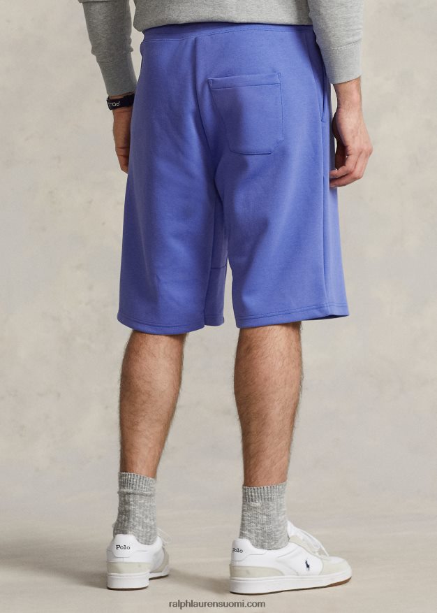 Ralph Lauren miehet kaksoisneulottu lyhyt 0Z24ZR1543 neitokivi sininen