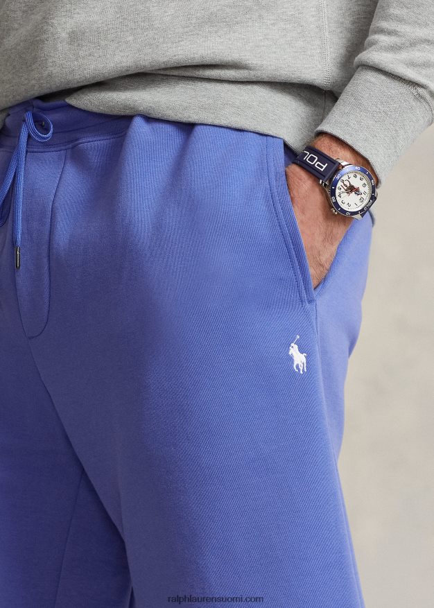 Ralph Lauren miehet kaksoisneulottu lyhyt 0Z24ZR1543 neitokivi sininen