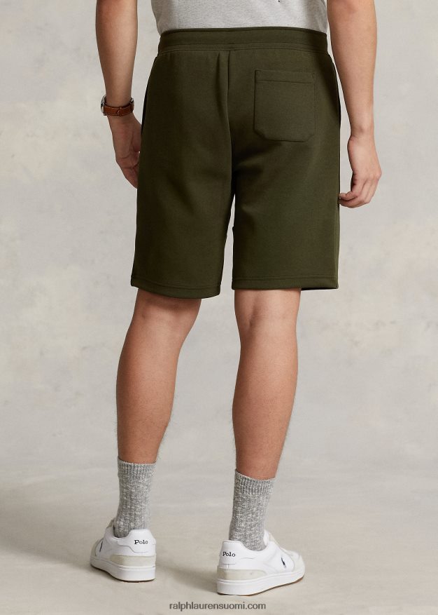 Ralph Lauren miehet kaksoisneulottu lyhyt 0Z24ZR8407 yrityksen oliivi