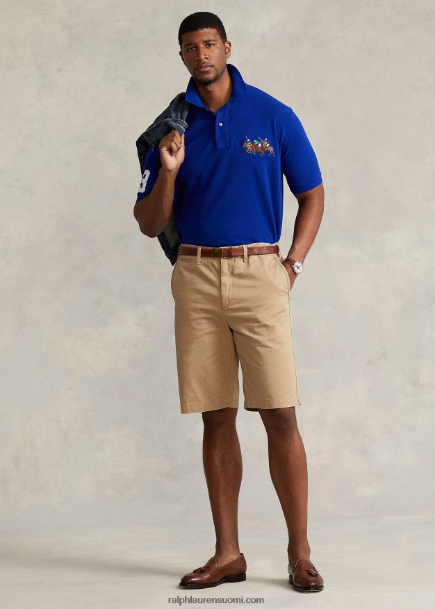 Ralph Lauren miehet klassinen chino-shortsi 0Z24ZR1626 kahvilanrusketus