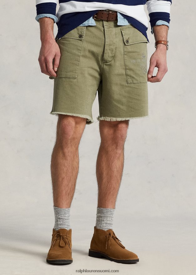 Ralph Lauren miehet lasti lyhyt 0Z24ZR1391 väsymyksen vihreä