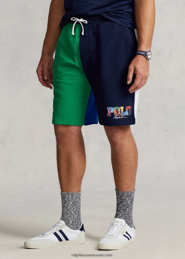 Ralph Lauren miehet logo värillinen fleece lyhyt 0Z24ZR1660 Cruise Navy Multi