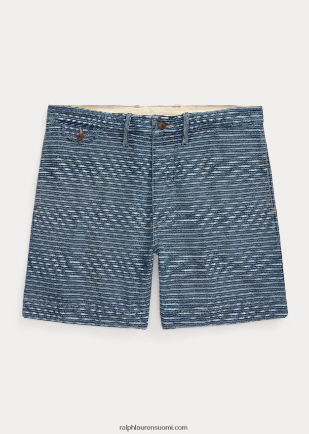 Ralph Lauren miehet lyhyt raidallinen trikoo 0Z24ZR1701 indigo/kerma