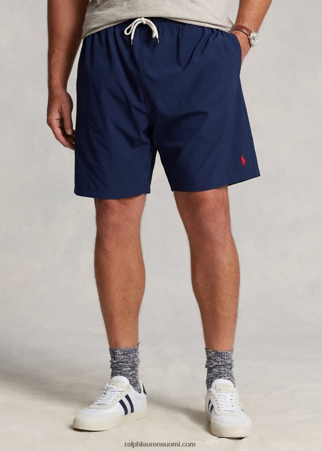 Ralph Lauren miehet matkustajan joustava uimahousu 0Z24ZR1419 newportin laivasto