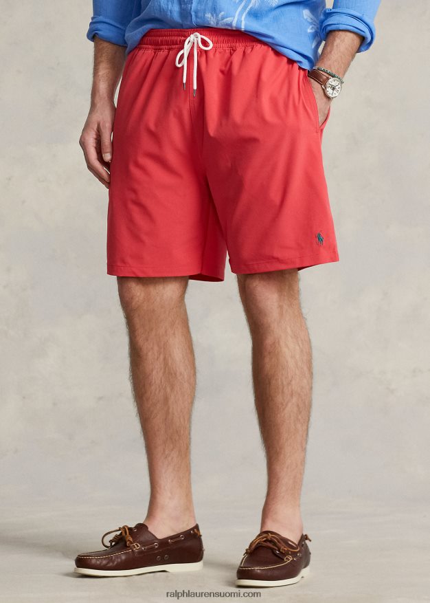 Ralph Lauren miehet matkustajan uimahousu 0Z24ZR1486 punainen riutta